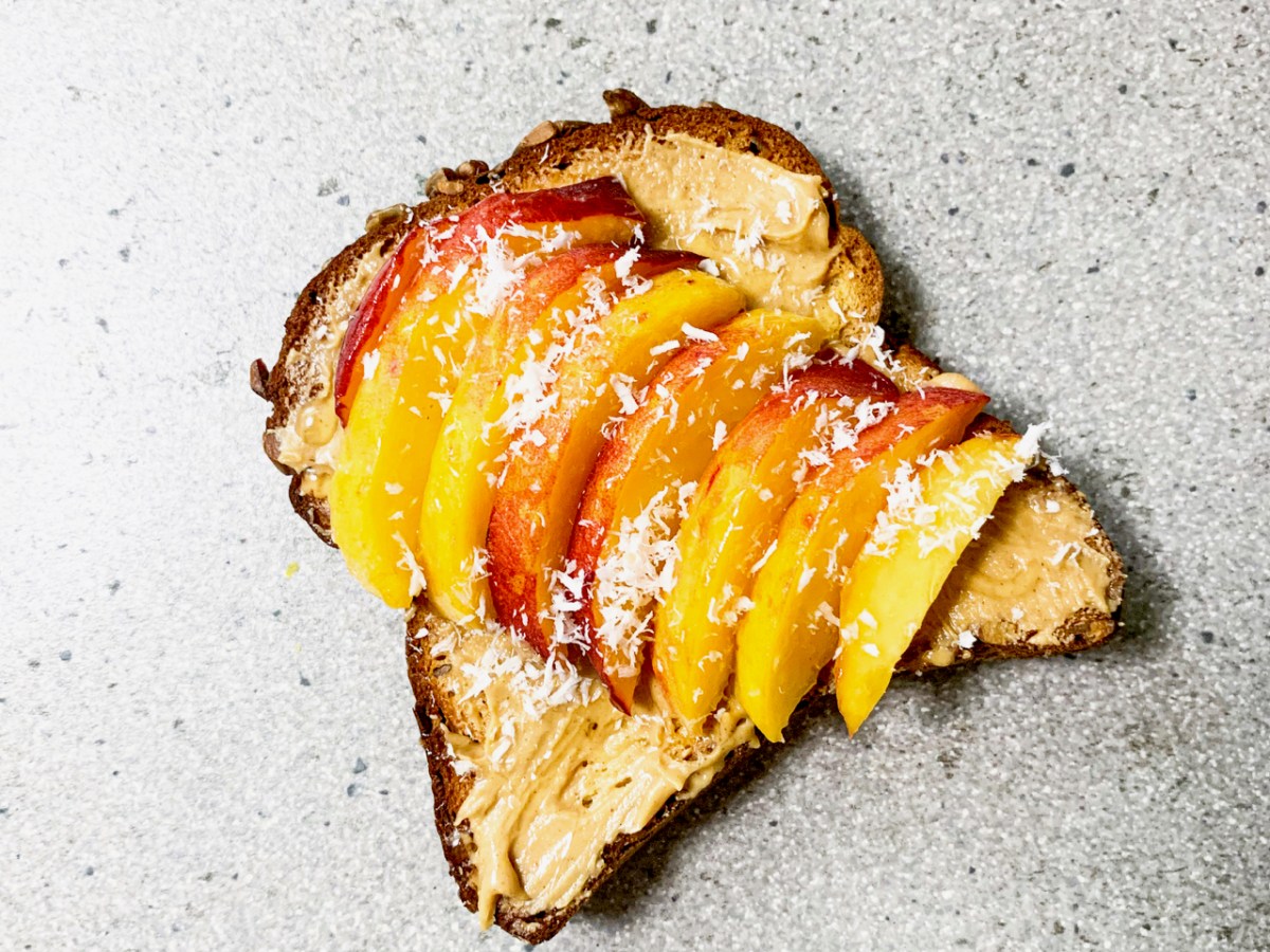 PB + Nectarine Toast