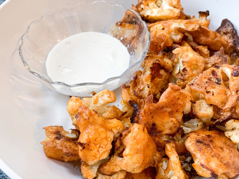 Buffalo Cauliflower Bites