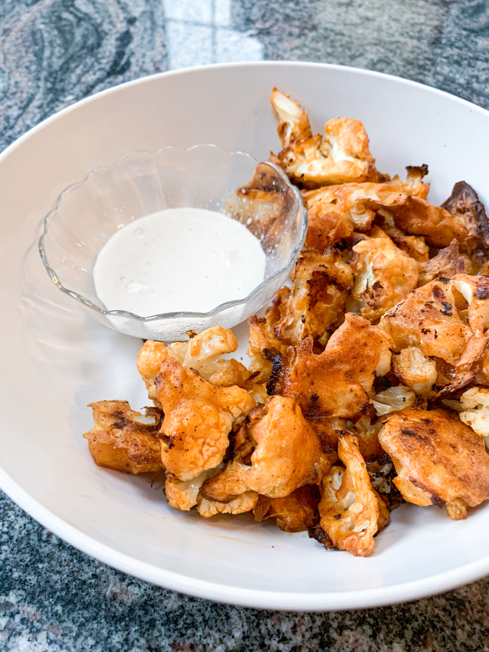 Buffalo Cauliflower Bites