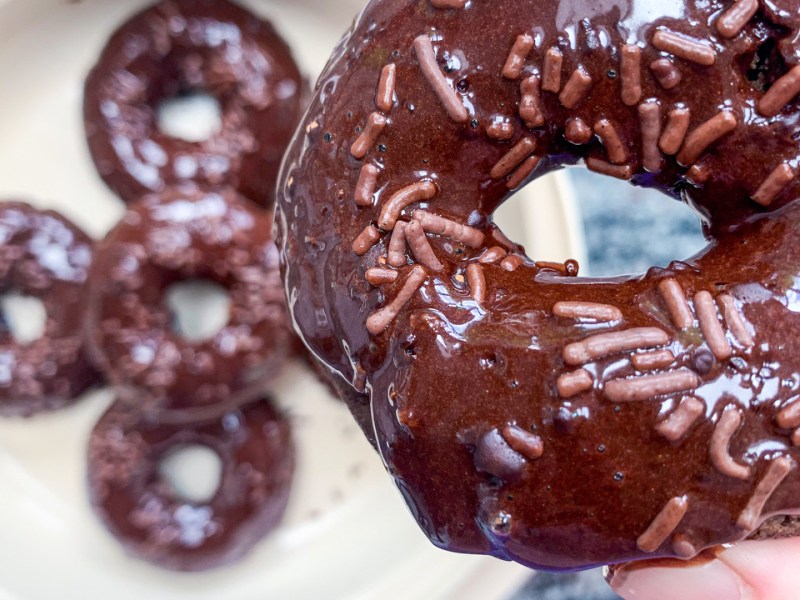 Double Chocolate Donuts